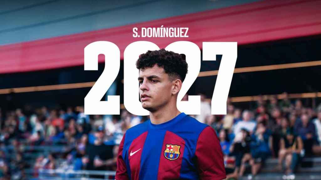 Sergi Domínguez renueva con el Barça hasta 2027