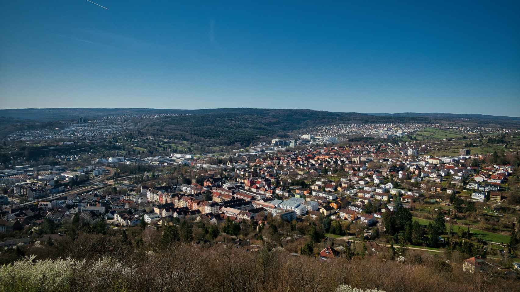 Ciudad, vista aérea