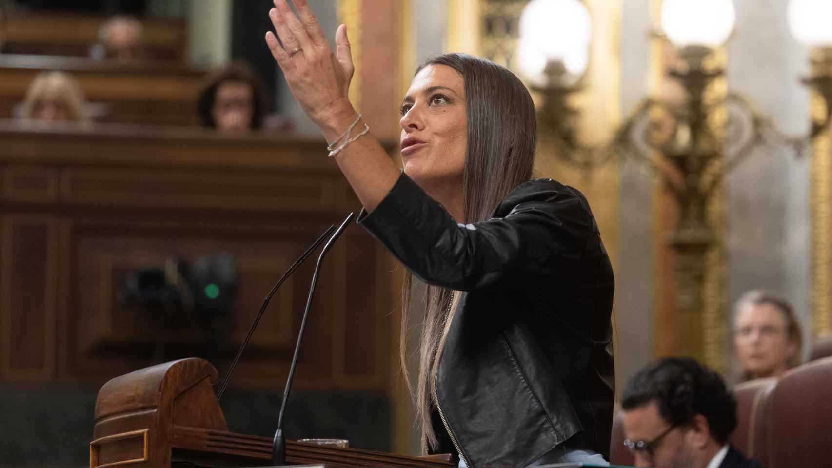 Mirian Nogueras, portavoz de Junts en el Congreso, en la cámara baja