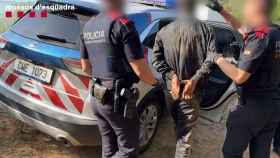 Un detenido por los Mossos d'Esquadra, en una imagen de archivo