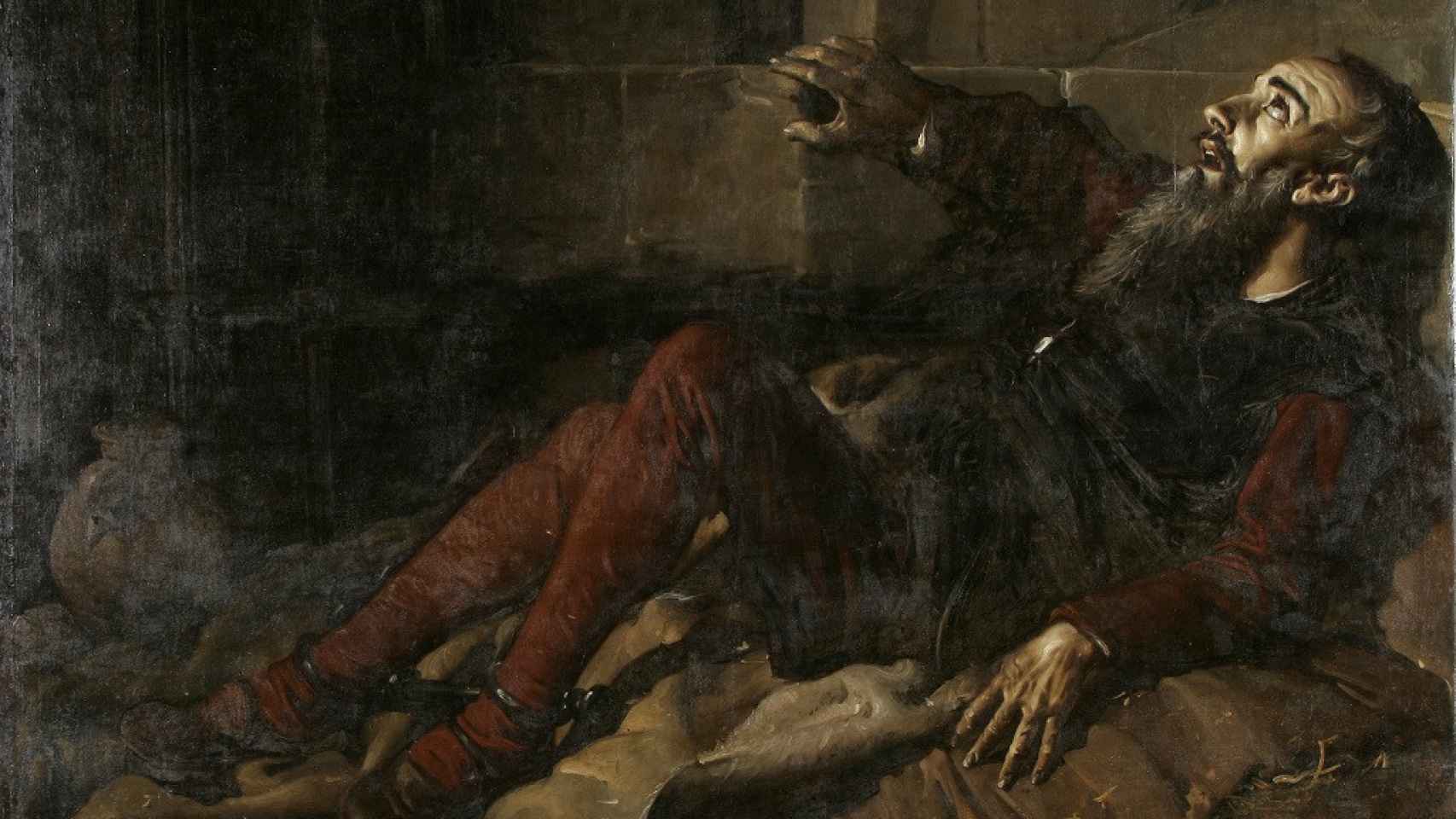 ‘Muerte de Torrigiano’, lienzo del pintor José María Rodríguez de Losada, de la segunda mitad del siglo XIX.