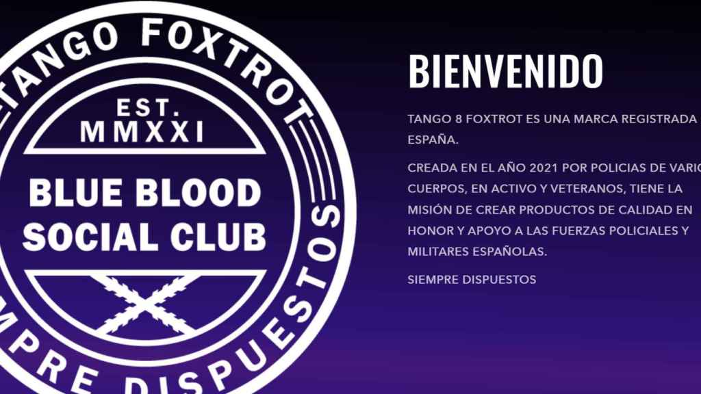 La desaparecida web de Tango8foxtrot en la que se comercializaba el parche Anti brócoli social club