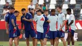 La selección de España, en la previa del partido contra Andorra