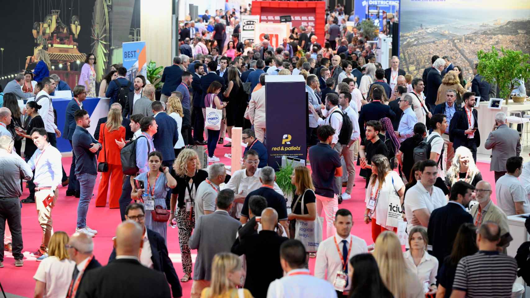 Imagen de la feria de logística SIL 2024 en Barcelona