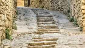 Calle de un pueblo medieval