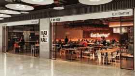 Restaurante de Flax & Kale abierto recientemente en el aeropuerto de Adolfo Suárez Madrid-Barajas