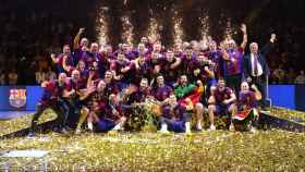 El Barça de balonmano levanta su 12º título de Champions League