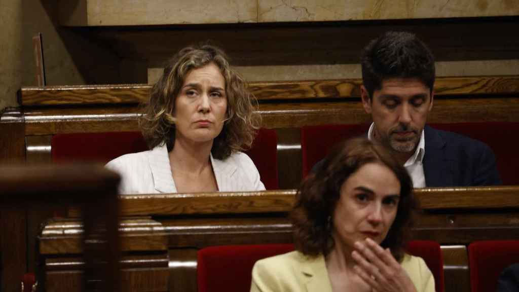 La líder de los comuns en el Parlament, Jéssica Albiach, durante el pleno de constitución de la XV legislatura del Parlament de Catalunya