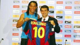 Ronaldinho y Laporta estrenarán el Paseo de las Estrellas de Castelldefels