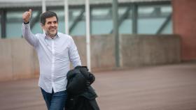 Jordi Sànchez, a su salida de la cárcel de Lledoners, en 2020