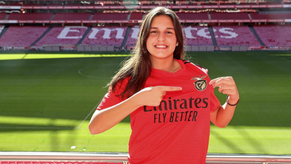 Kika Nazareth, jugadora del Benfica