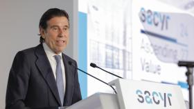 Manuel Manrique, presidente de Sacyr, durante la junta de accionistas de la compañía / SACYR
