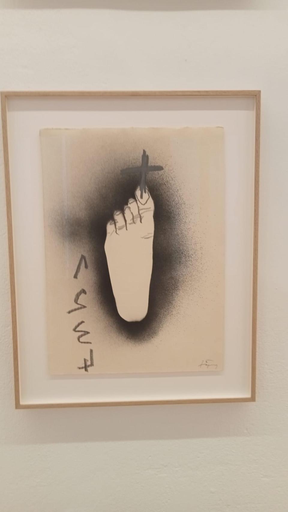 Una obra de Antoni Tàpies