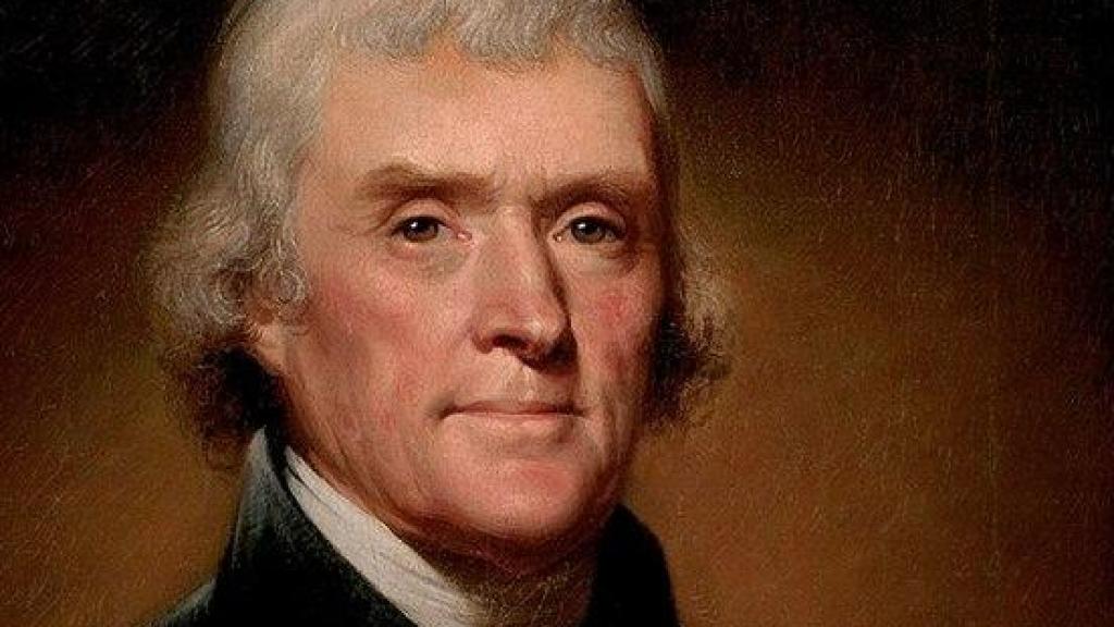 Thomas Jefferson, tercer presidente de Estados Unidos y uno de los padres fundadores