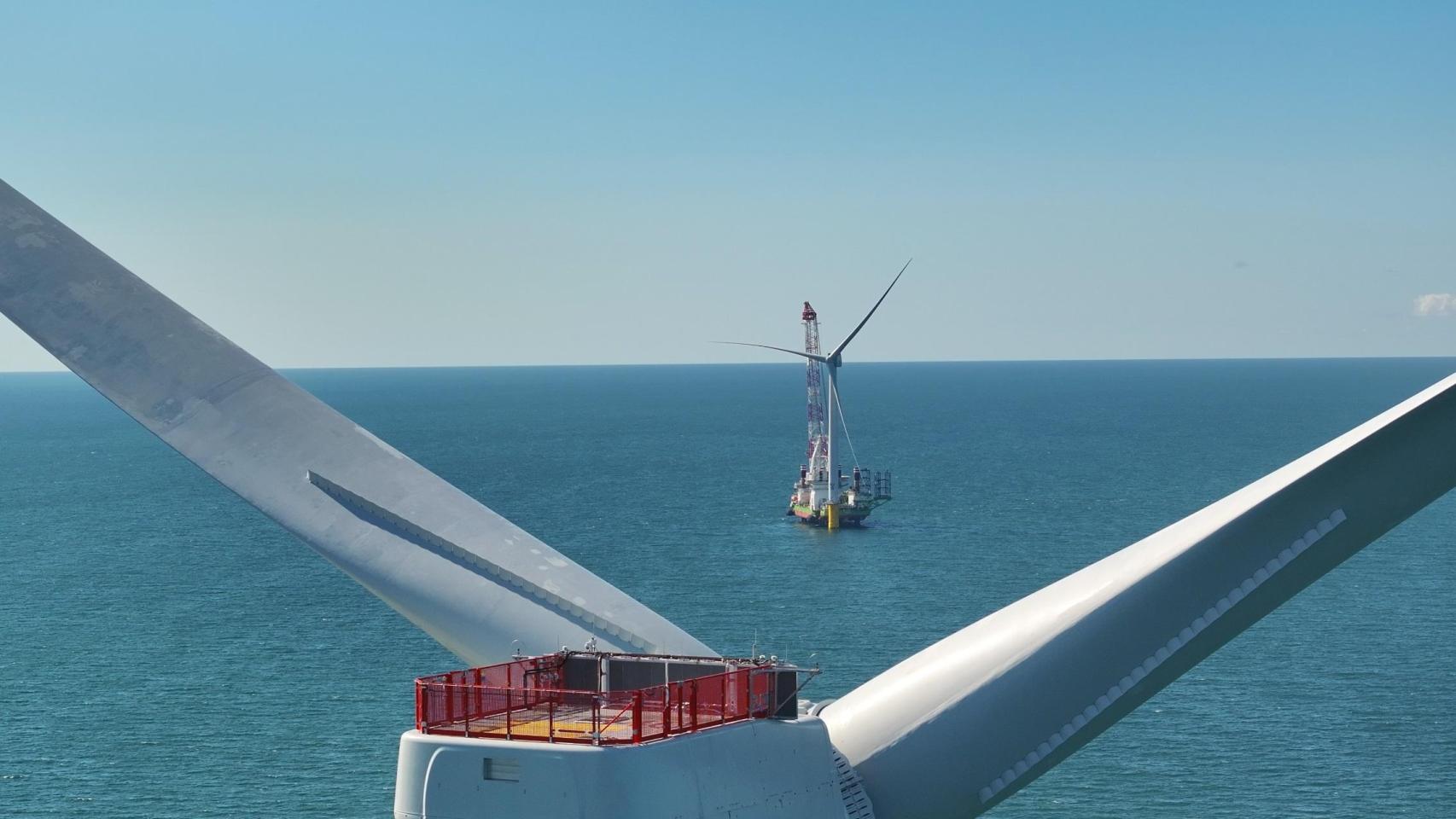 Un parque eólico marino de Iberdrola en Estados Unidos, en una imagen de archivo