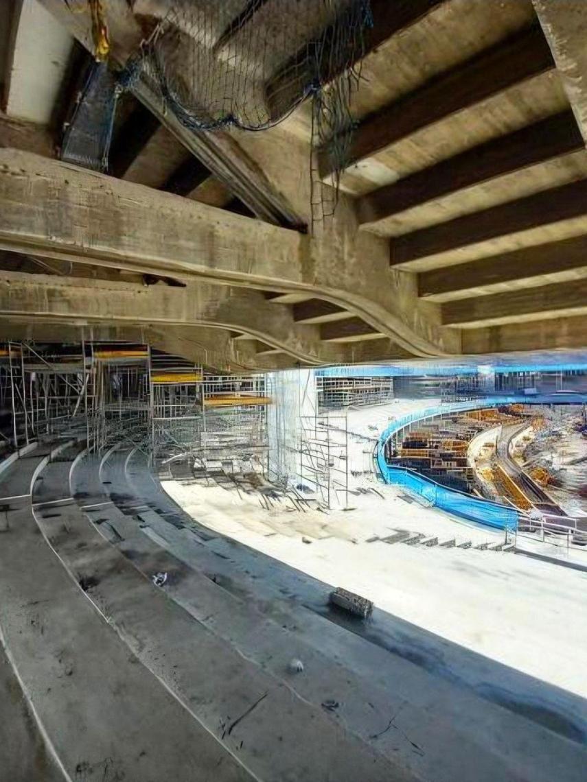 La imagen filtrada de las obras internas del nuevo Camp Nou (2)