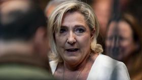 Marine Le Pen, líder del partido ultraderechista Agrupación Nacional