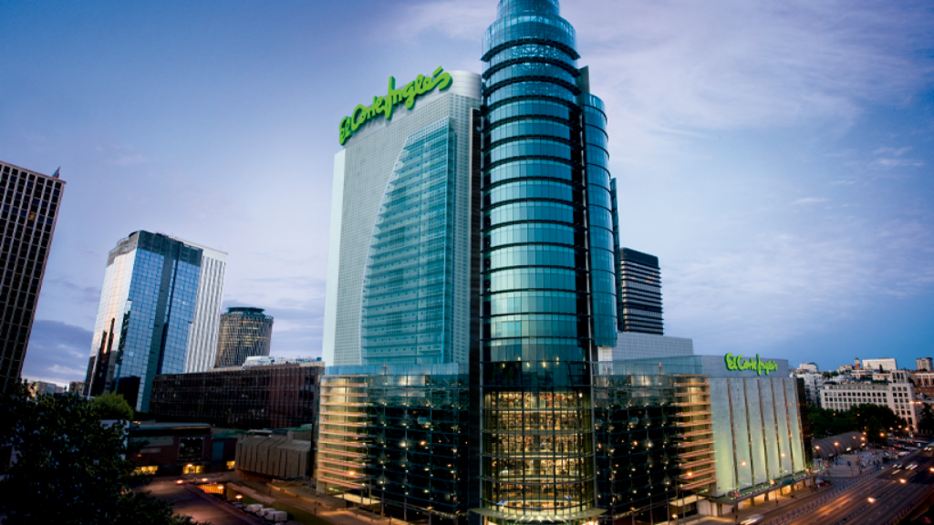 Edificio de El Corte Inglés en el Paseo de la Castellana