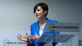 La ministra de Vivienda y Agenda Urbana, Isabel Rodríguez, en el Círculo de Economía