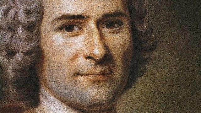 El filósofo Jean-Jacques Rousseau