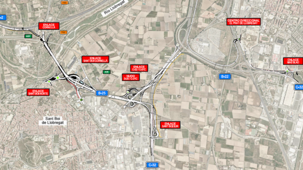 Prolongación de la Autovía del Baix Llobregat entre la Ronda Litoral y la autopista C-32
