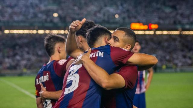 La tristeza de los jugadores del Barça B tras perder la final contra el Córdoba