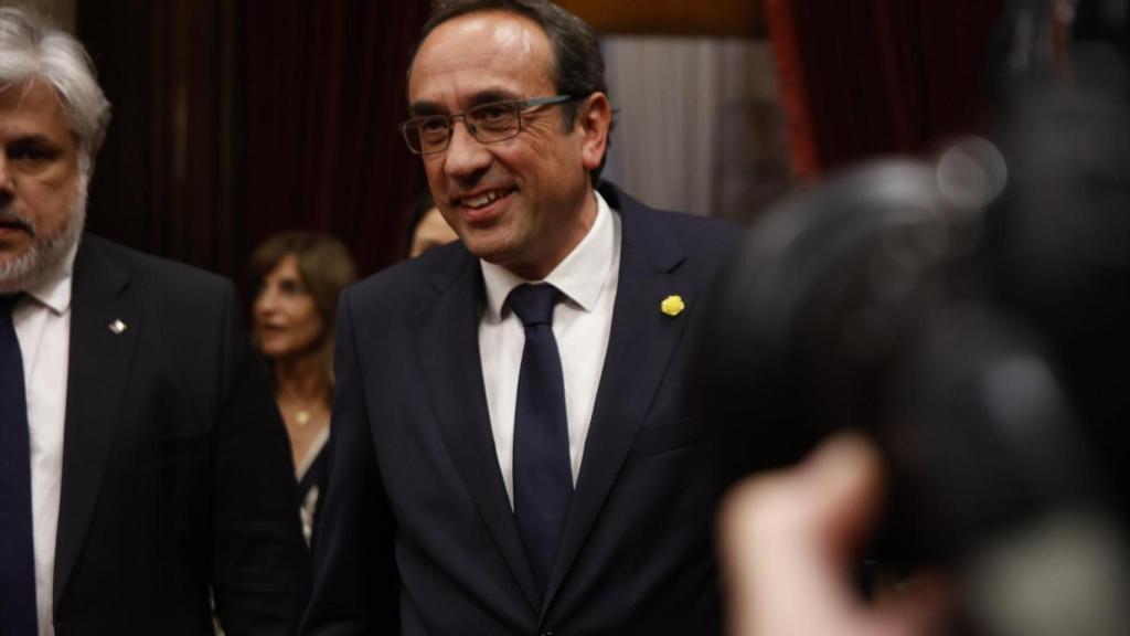 El presidente del Parlament, Josep Rull