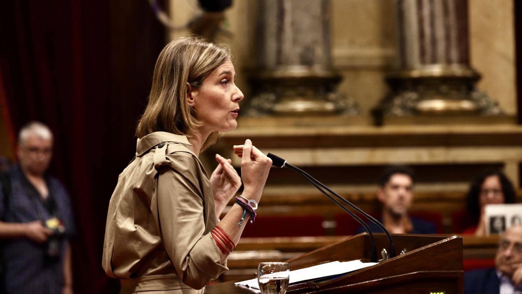 Jessica Albiach en el Parlament de Catalunya