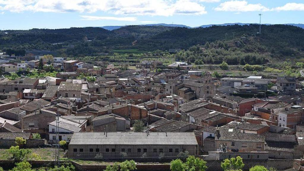 Vinaixa desde el antiguo campo de fútbol