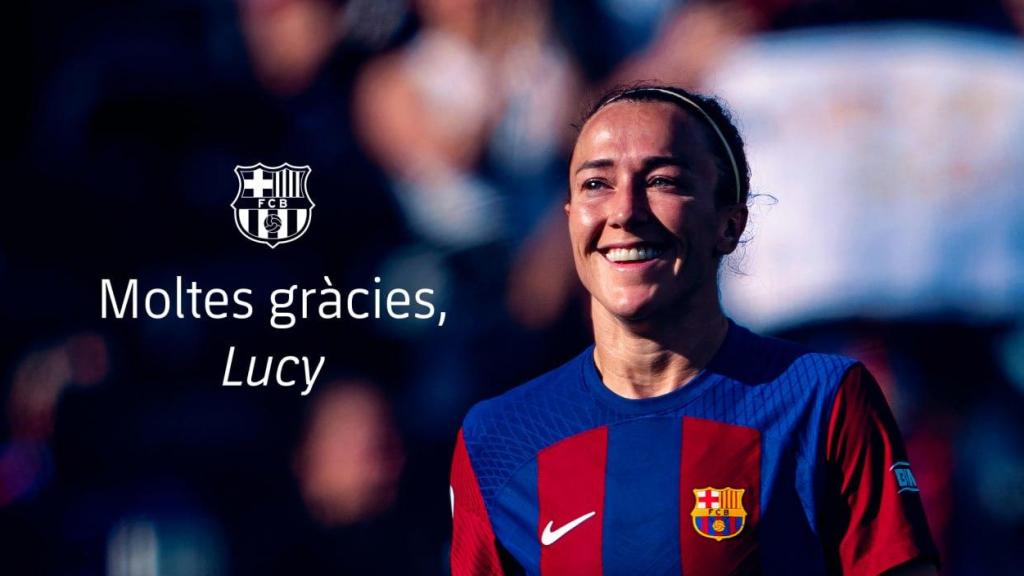 El Barça se despide de Lucy Bronze