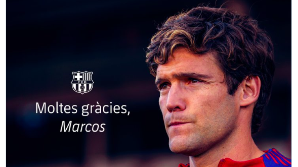 El Barça se despide de Marcos Alonso