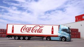 Camión de Coca-Cola Europacific Partners
