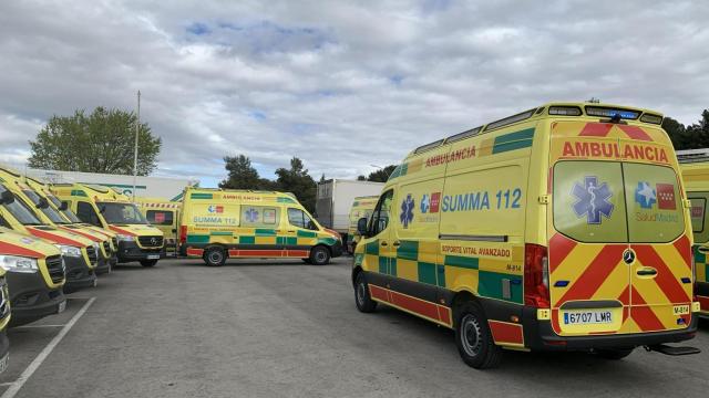Ambulancias del SUMMA 112 de la Comunidad de Madrid