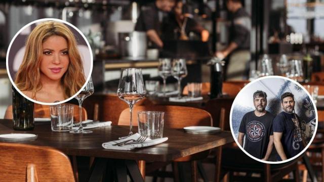Fotomontaje de un restaurante con Shakira y Estopa