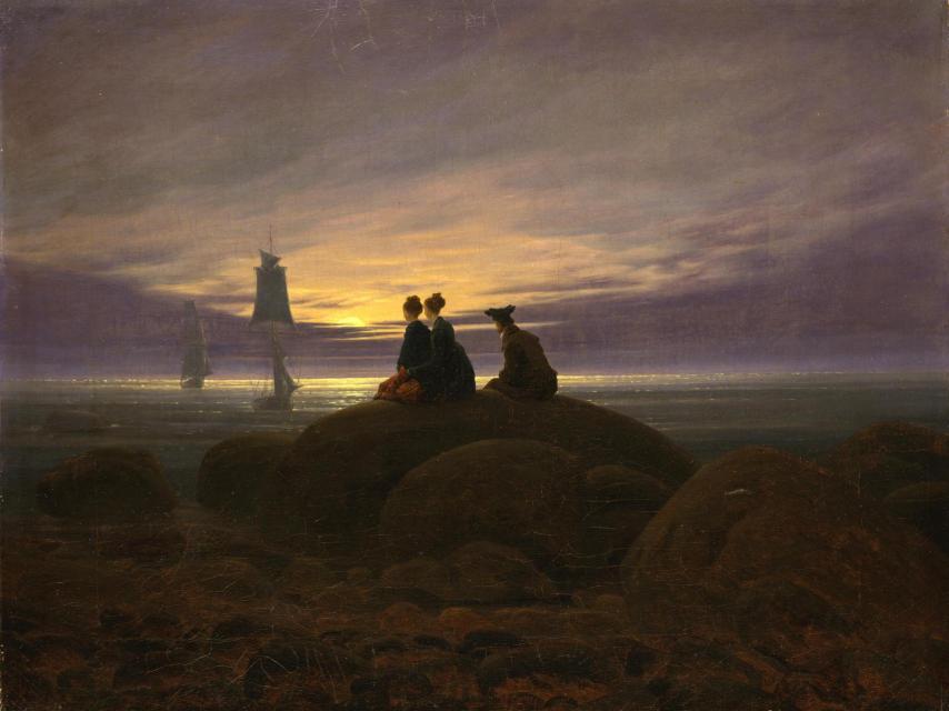 'La luna sobre el mar' (1822)