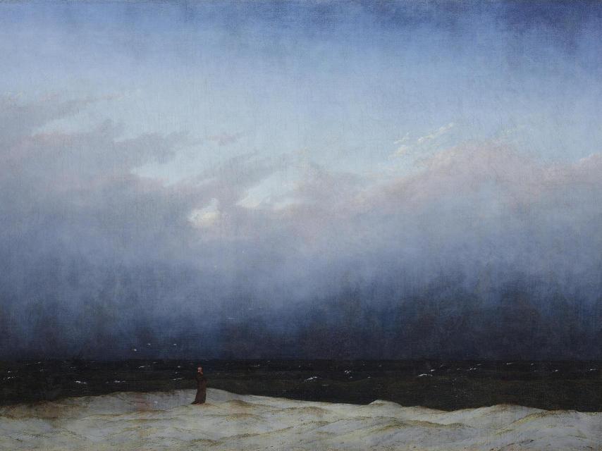 'El monje contemplando el mar' (1808)