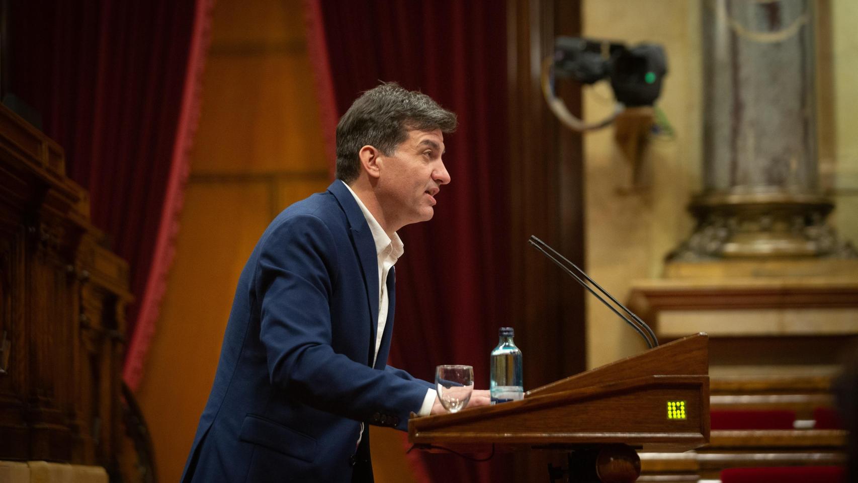 El exviceconsejero de Estrategia y Comunicación, Sergi Sabrià, en el Parlament