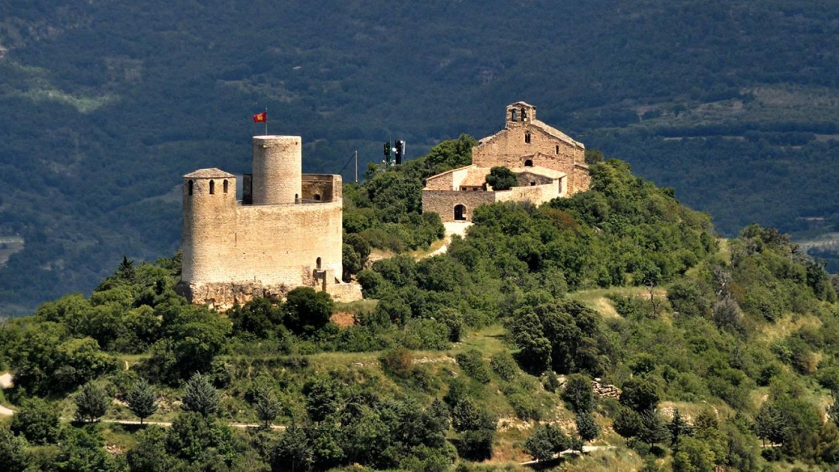 Un castillo en la montaña