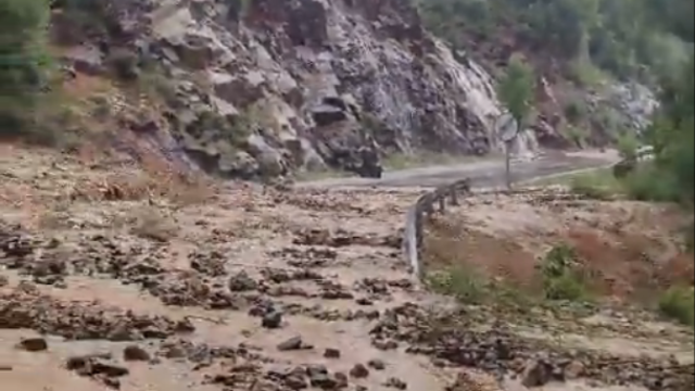 Incidencia en la carretera en la comarca de la Alta Ribagorça