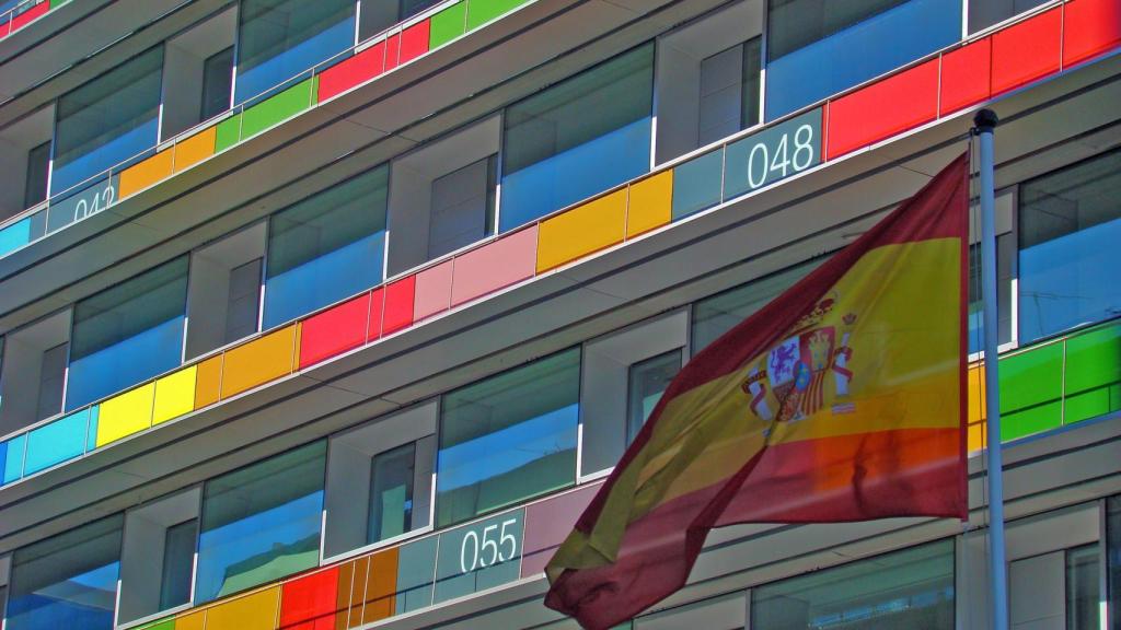 Entrada del Instituto Nacional de Estadística (INE), situado en Madrid