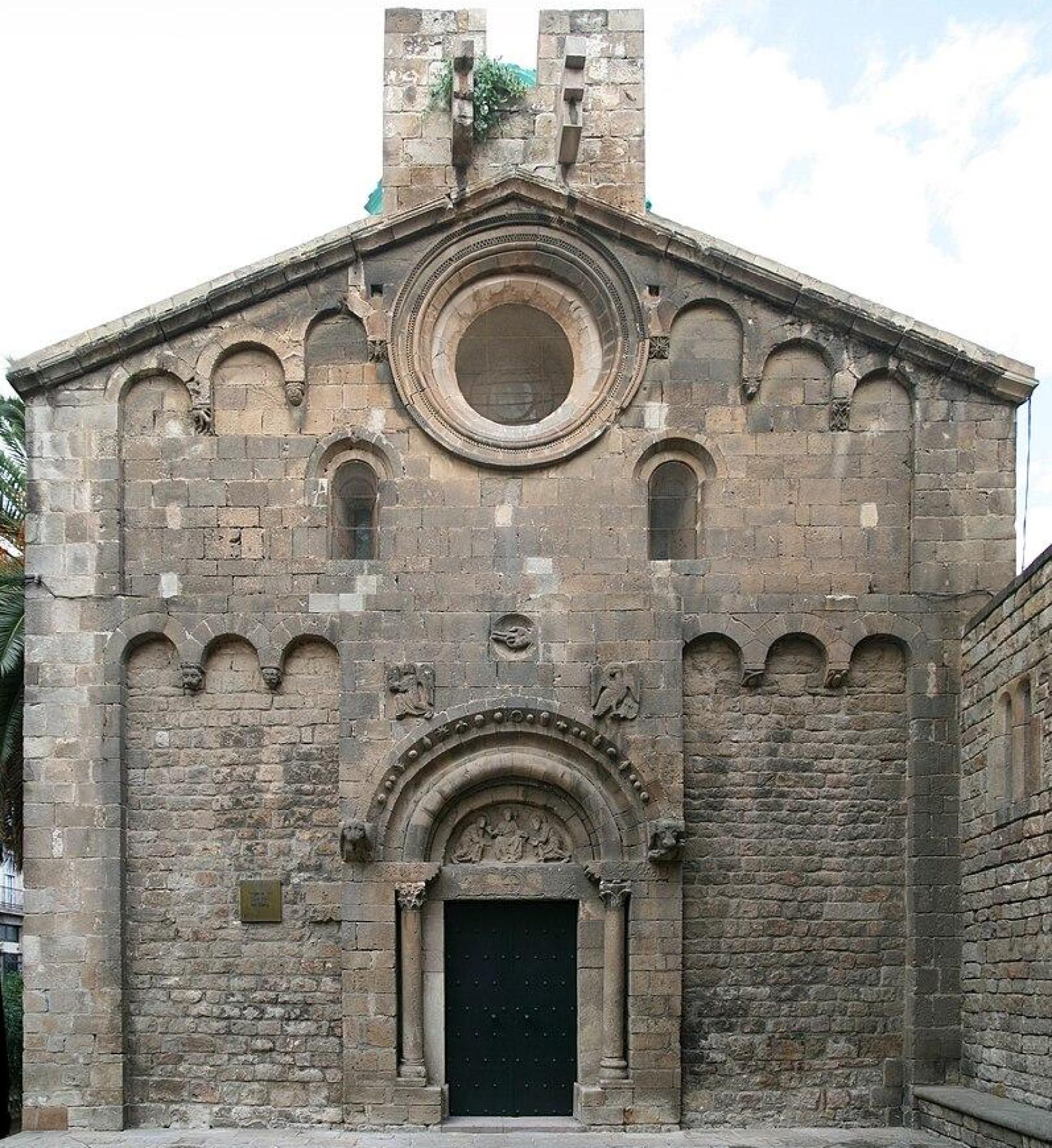 Fachada de Sant Pau del Camp