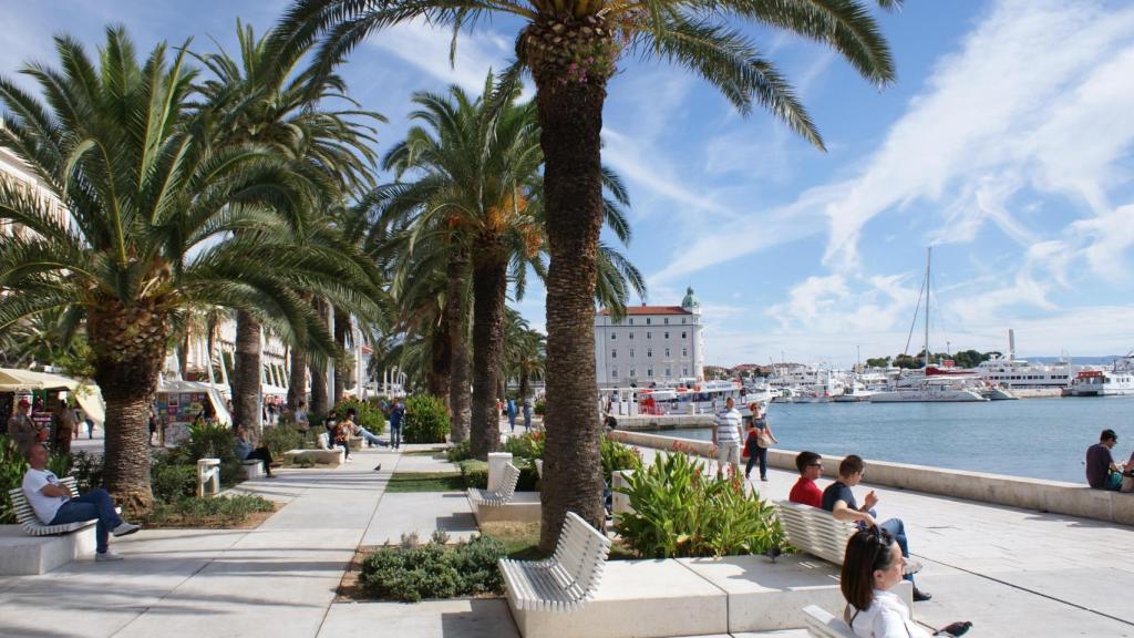 Paseo marítimo de Riva, en Split