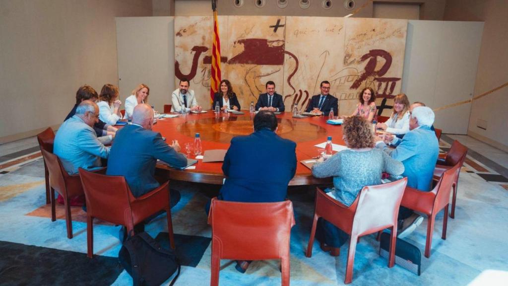 Reunión del Consell Executiu del Govern, en la mañana de este martes