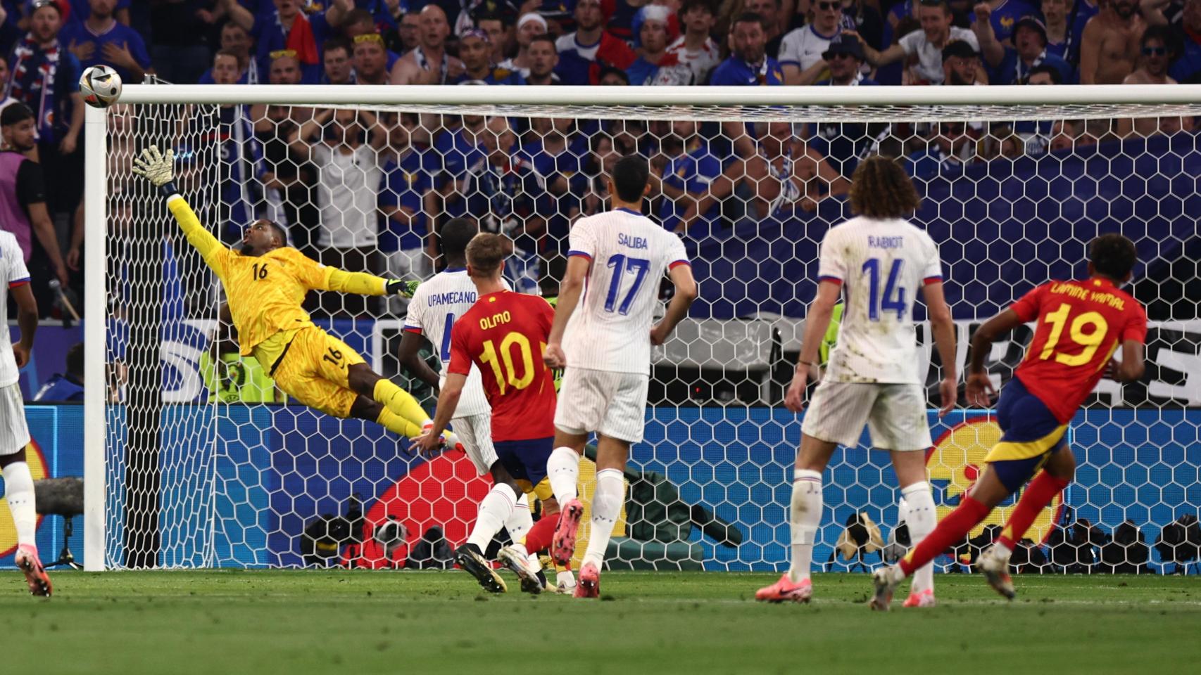 Lamine Yamal anota su primer gol en la Eurocopa