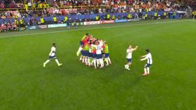 Inglaterra celebra el pase a la final de la Eurocopa