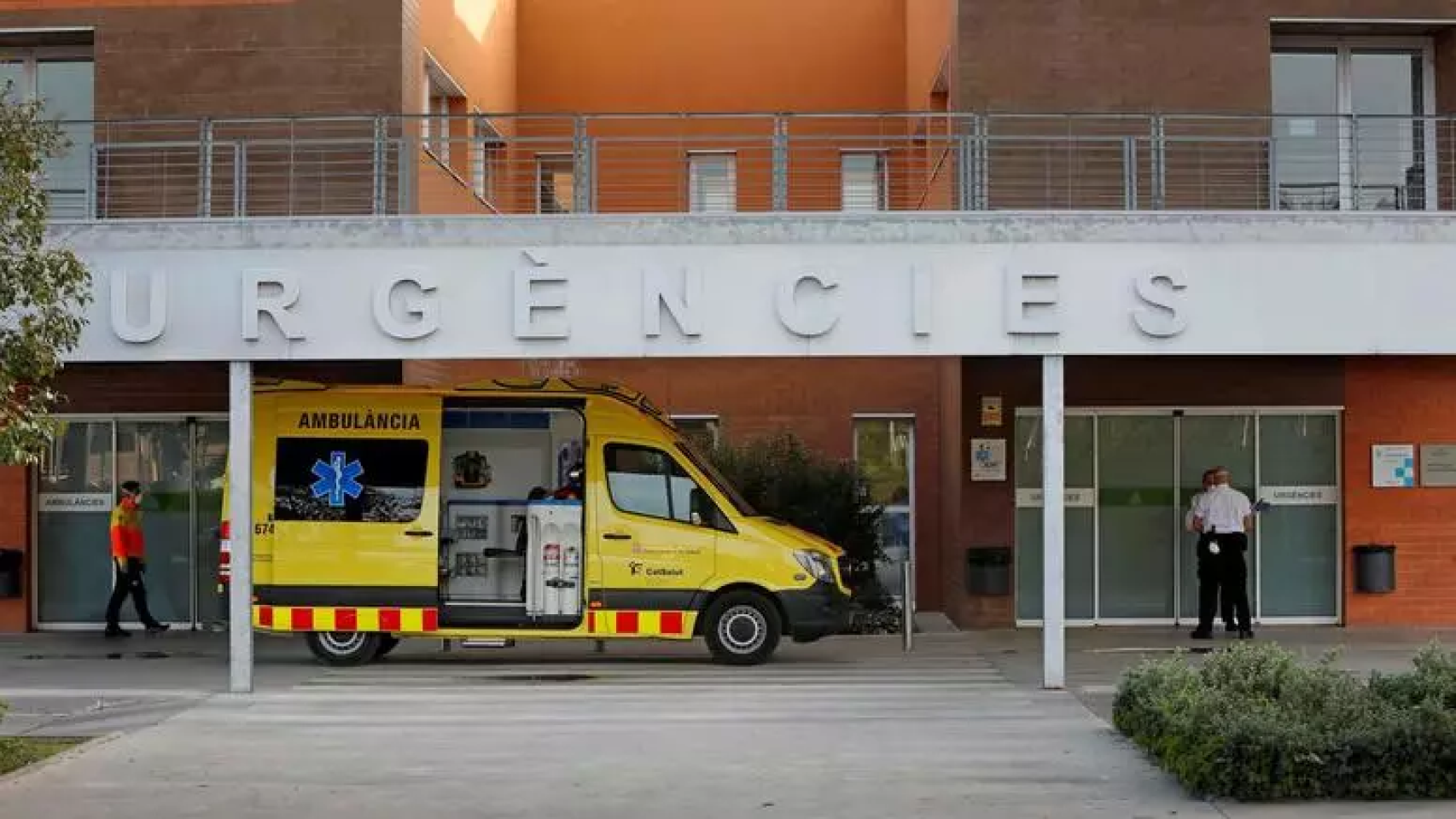 Acceso a Urgencias del Hospital de Igualada