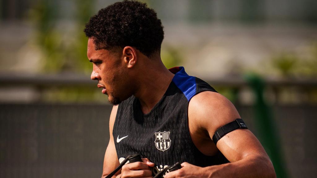 Vitor Roque, en el comienzo de la pretemporada del Barça 2024-25