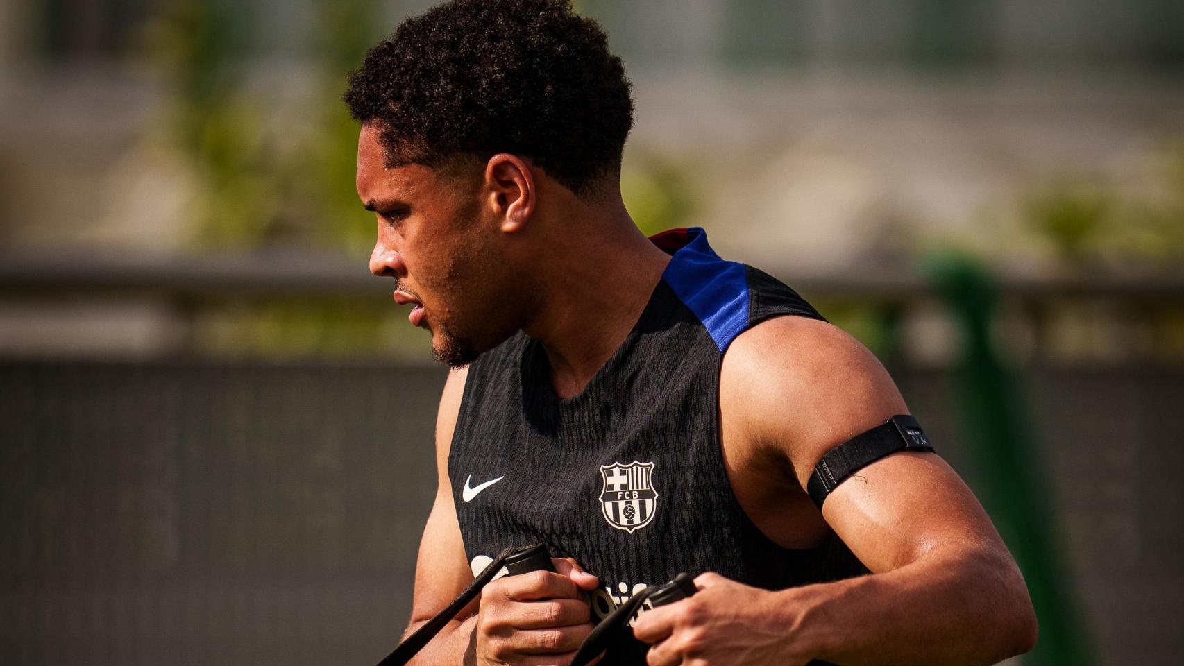 Vitor Roque, en el comienzo de la pretemporada del Barça 2024-25