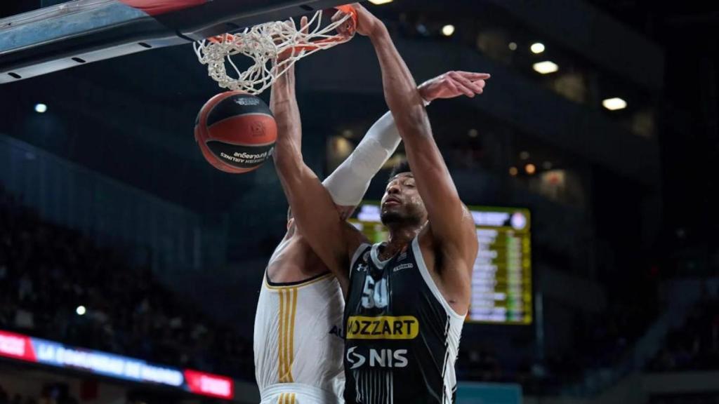 Bruno Caboclo, durante un partido contra el Real Madrid