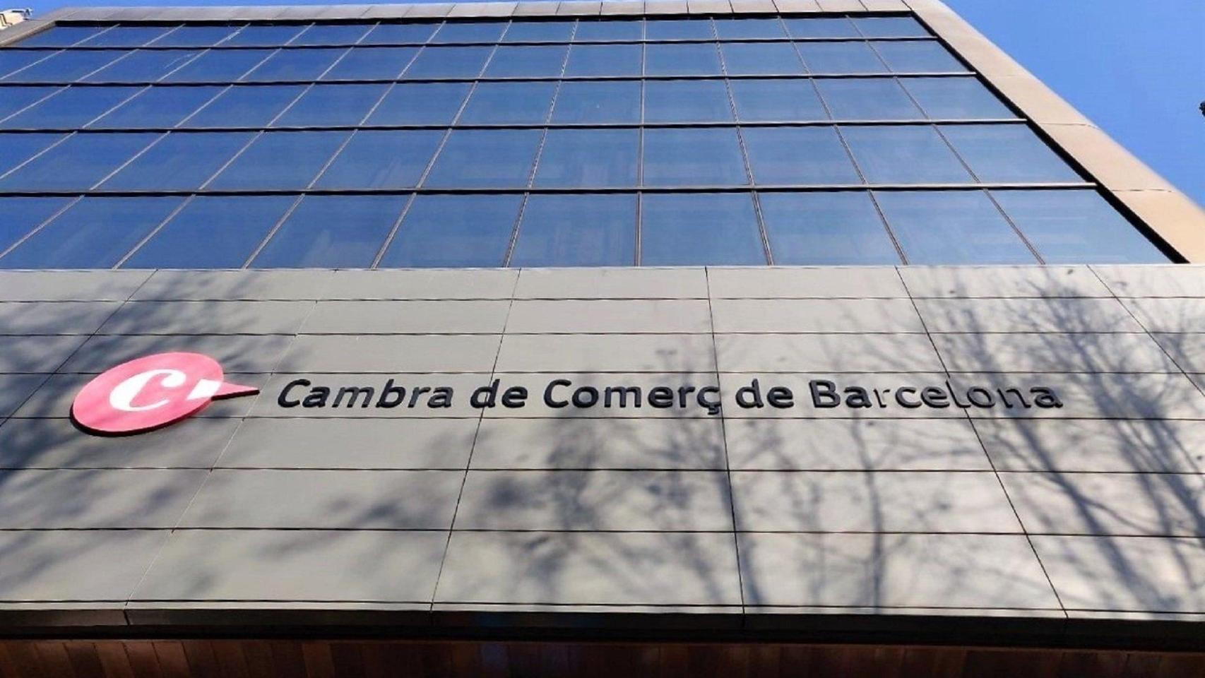 Exterior de la sede de la Cámara de Comercio de Barcelona